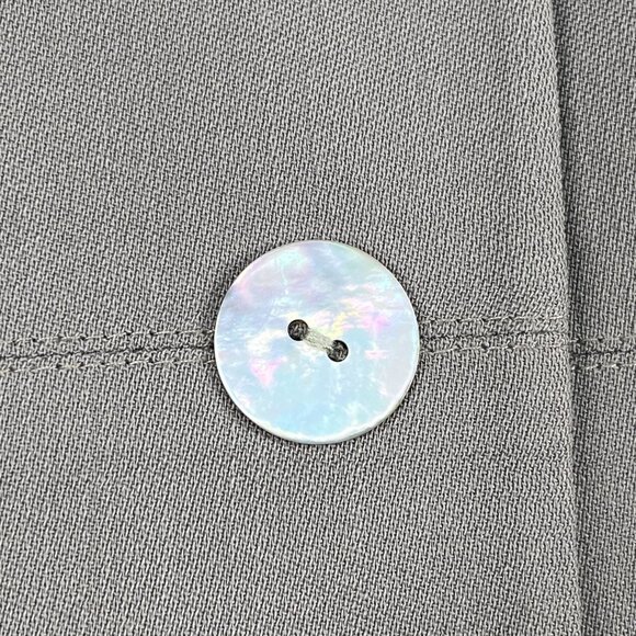 NWT Jones New York GreyWool Lined Career Blazer w mother of pearl buttons 10P - Picture 6 of 8